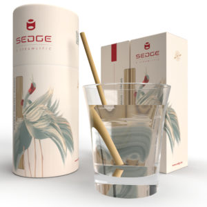 Sedge Straws, Webshop, Short drinks, retail packaging, close up